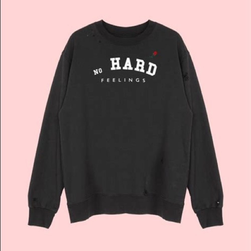 unif no hard feelings sweatshirt, size XL